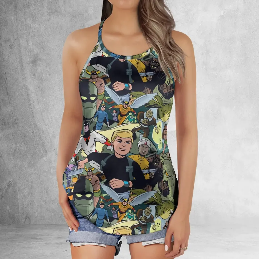Future Quest Assemble Criss Cross Tank Top - 2