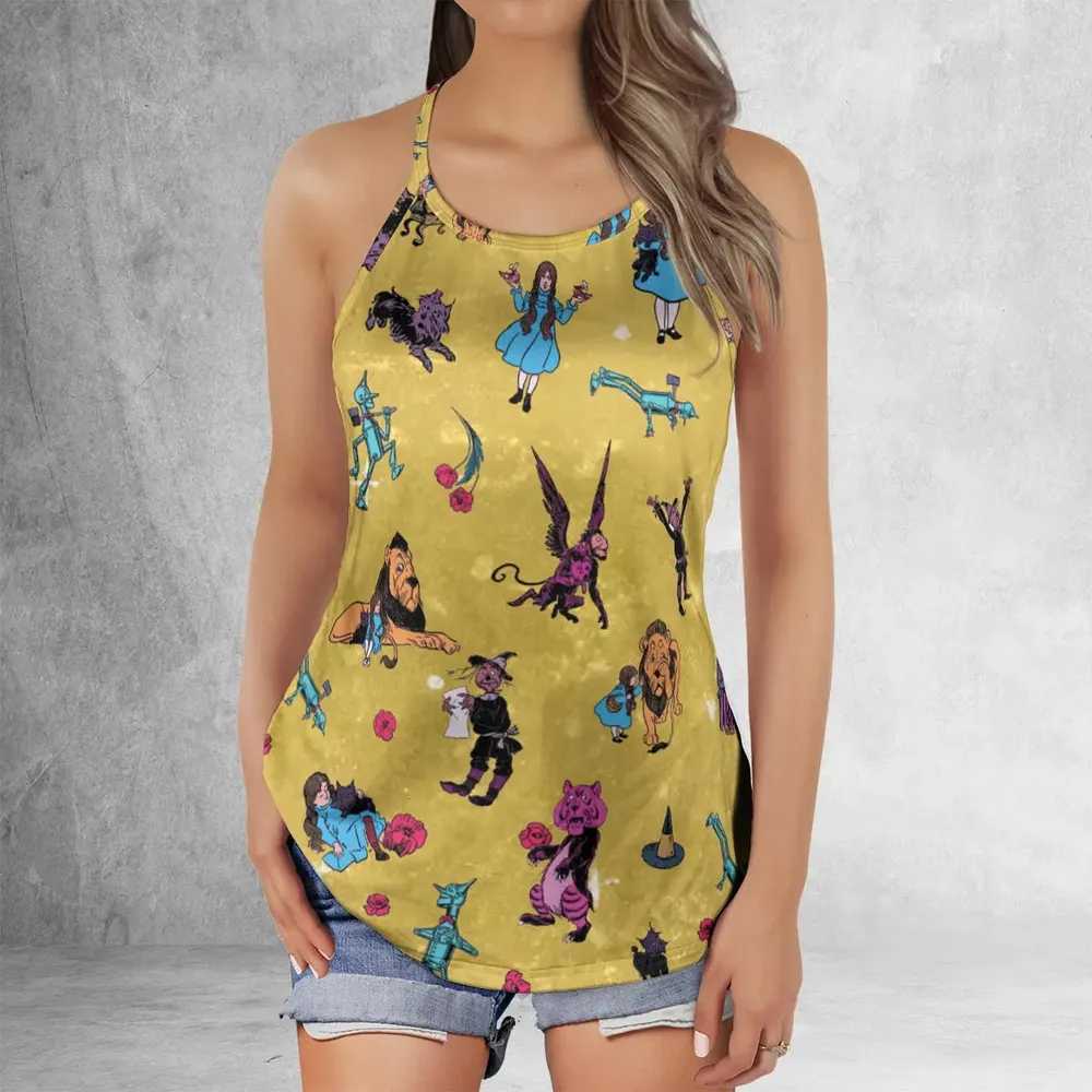 Friends in Emerald City Wizard of Oz Criss Cross Tank Top - 2
