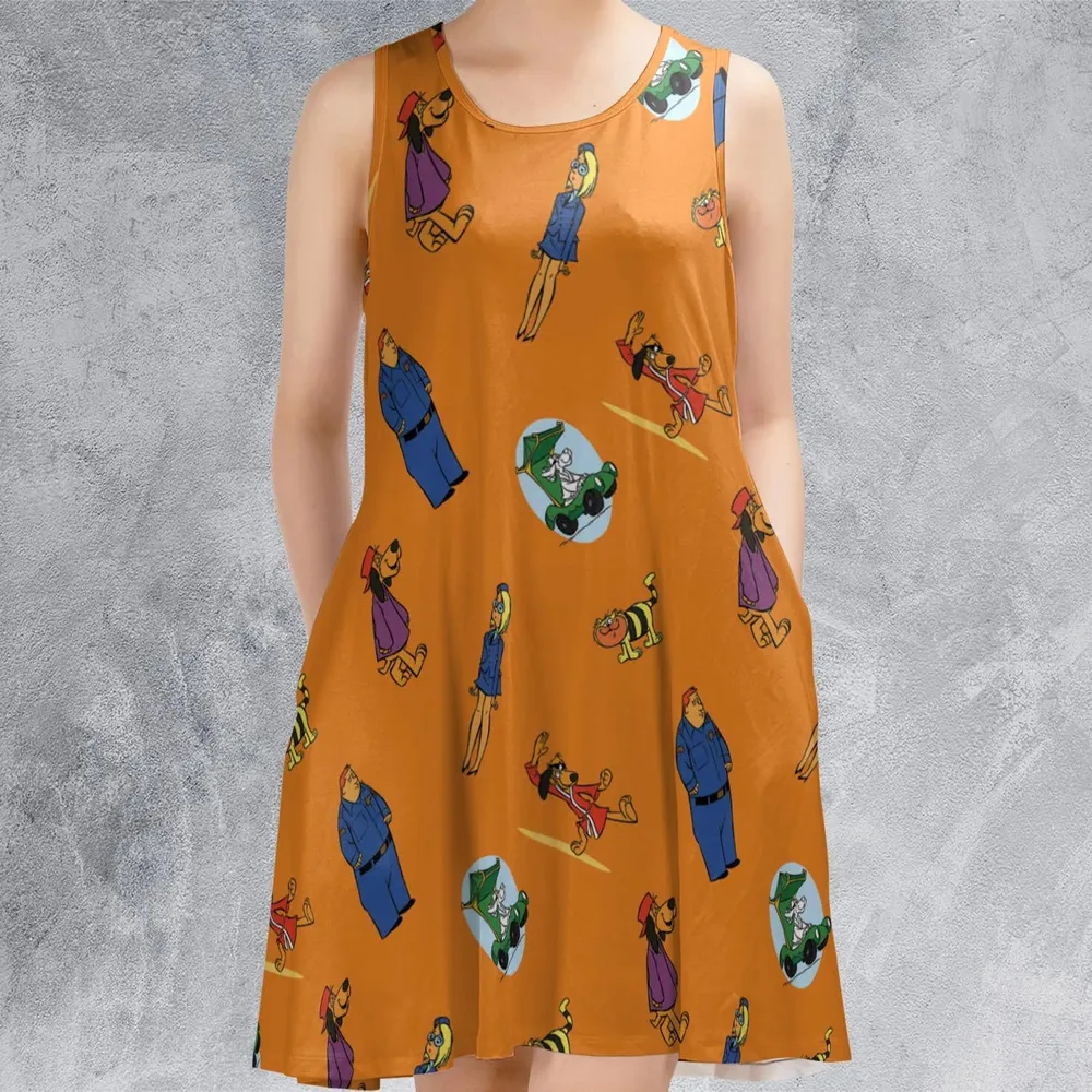 Kung-Fu Friends Hong Kong Phooey Sleeveless Dress - 2