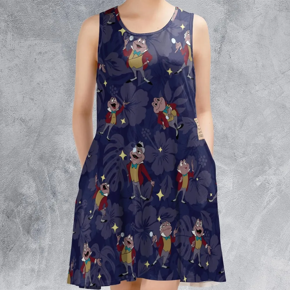 Best Taxi Service Mr Toad Wild Ride Sleeveless Dress - 2