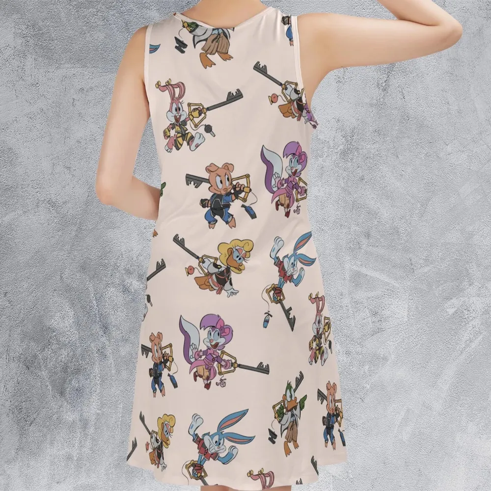 Kingdom Farce Kingdom Heart Sleeveless Dress - 3
