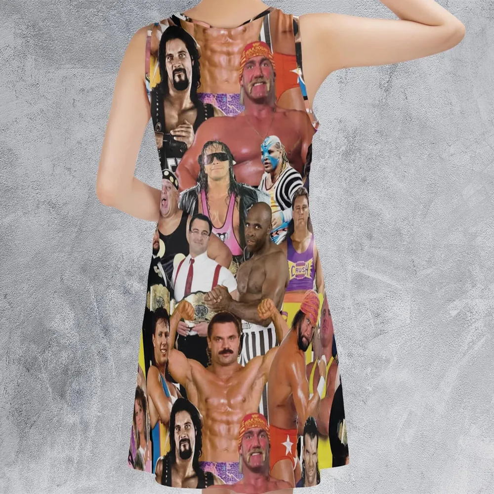 Early 90s Great Era Of WWF Sleeveless Dress - 3