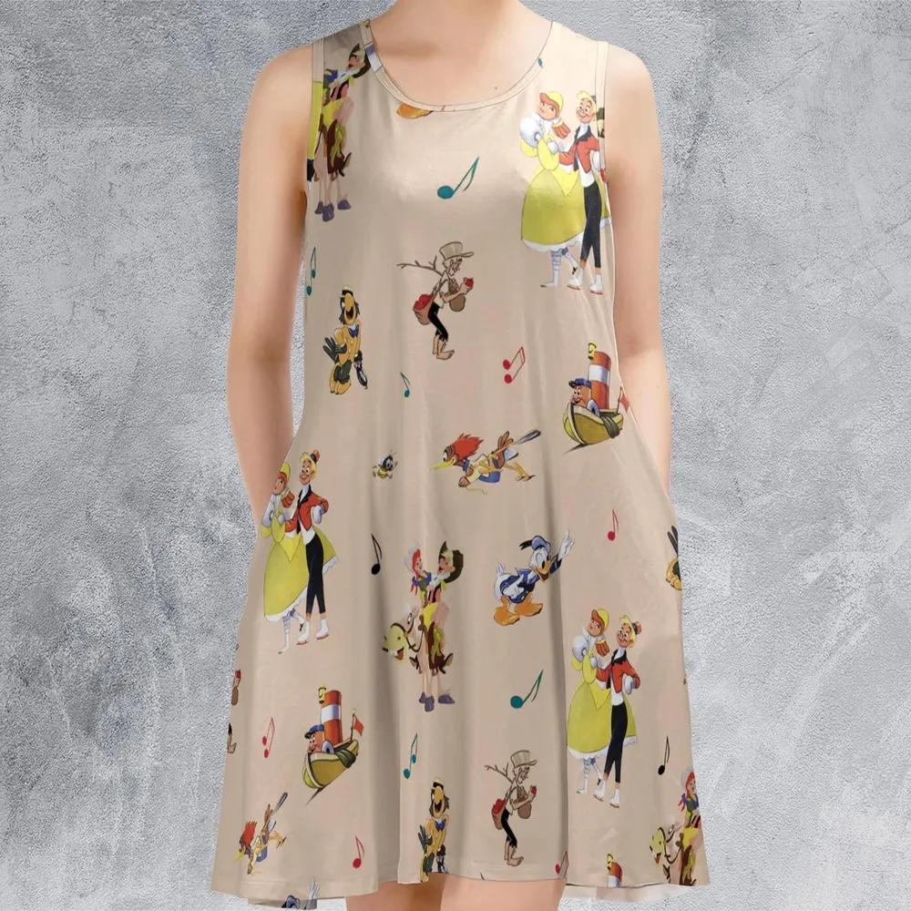 Disney Classics Melody Time Sleeveless Dress - 2
