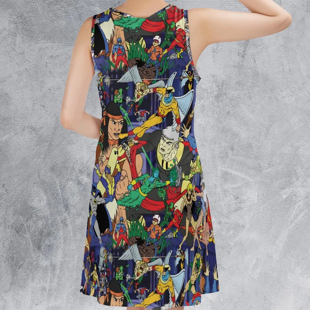 Super TV Heroes HB Sleeveless Dress - 3