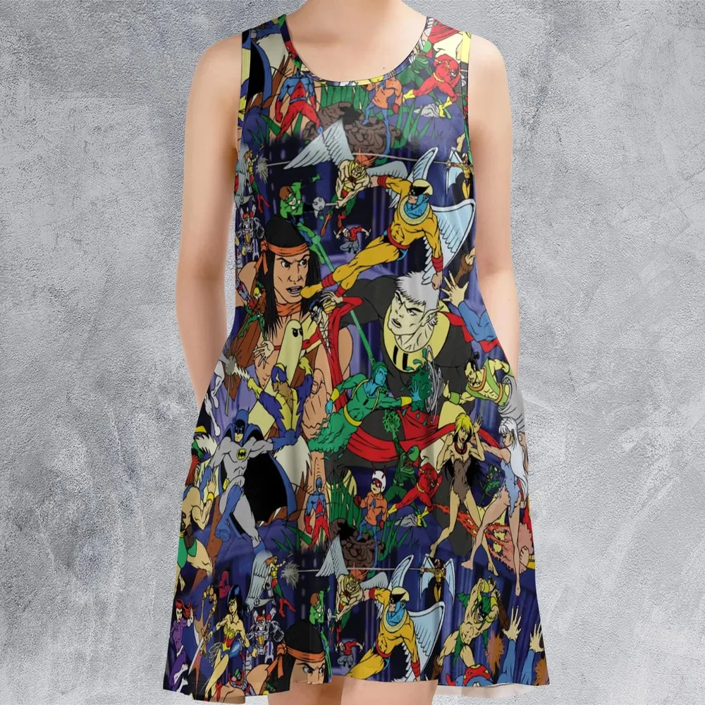 Super TV Heroes HB Sleeveless Dress - 2