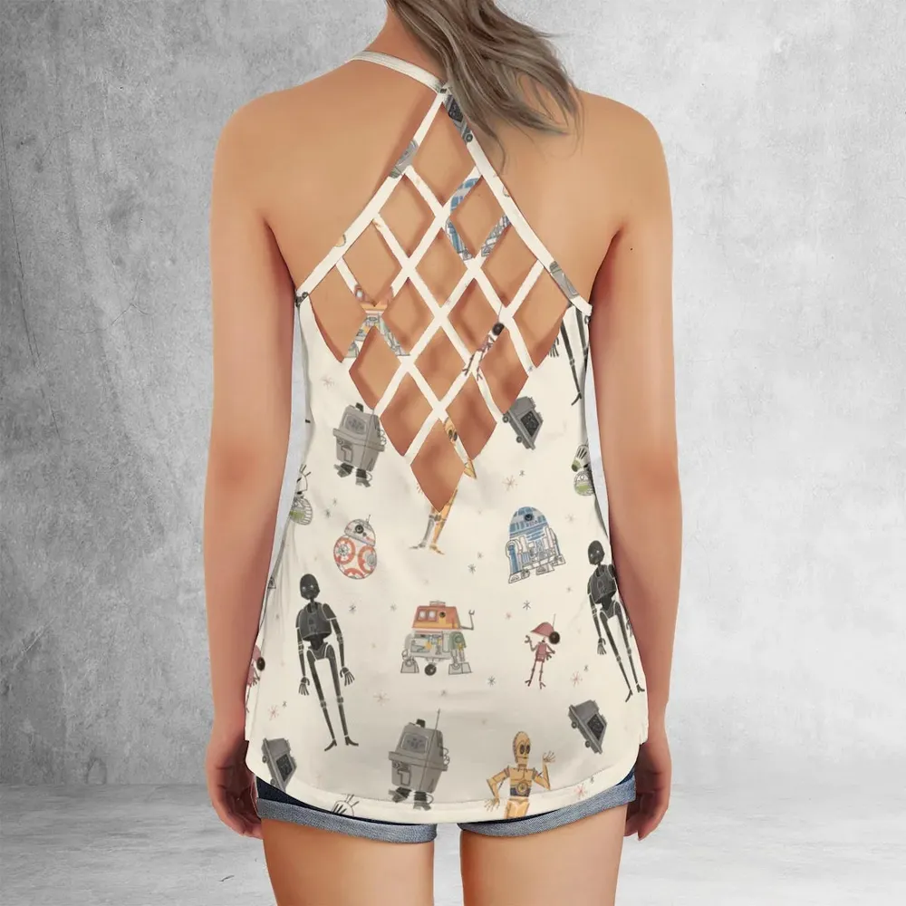 Droid Life SW Criss Cross Tank Top - 3