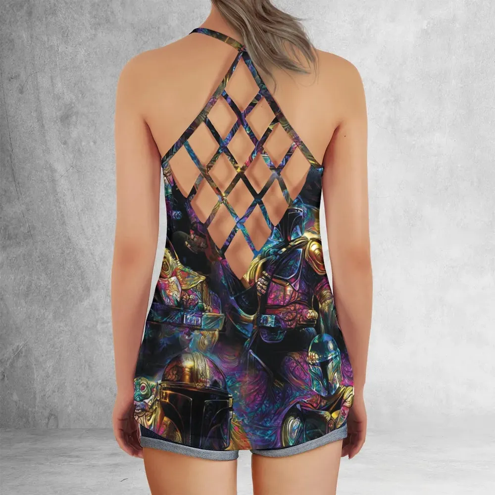 The Guardian Mandalorian Criss Cross Tank Top - 3