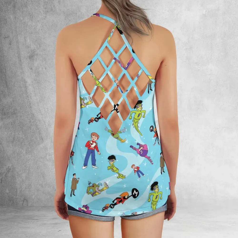 Frankenstein Jr. And The Impossibles Criss Cross Tank Top - 3