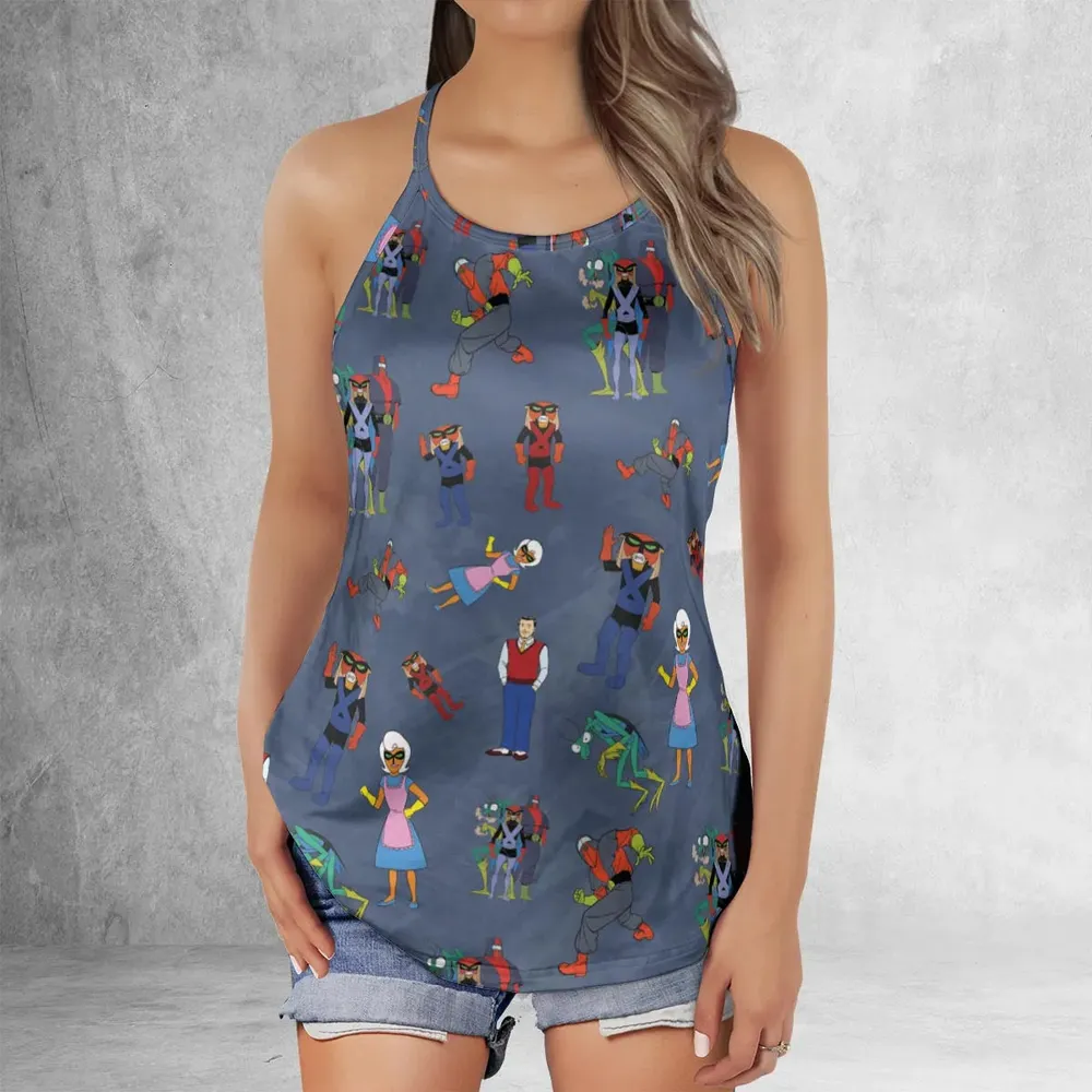 The Brak Show Characters Criss Cross Tank Top - 2