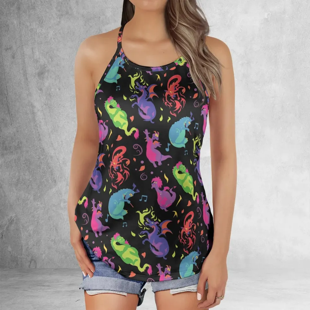 Classic Dragons Criss Cross Tank Top - 2