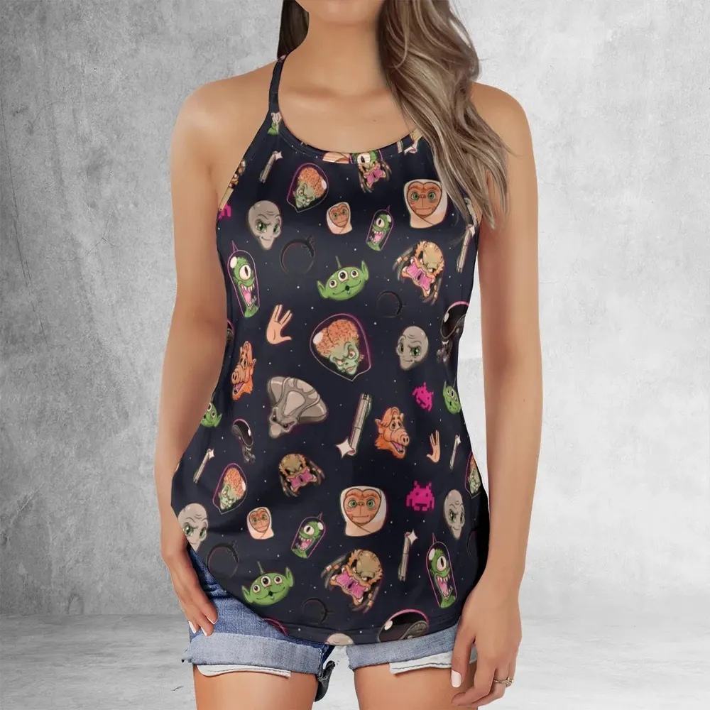Classic Aliens Criss Cross Tank Top - 2