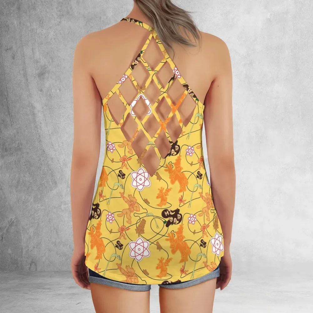 Powerline Concert Goofy Criss Cross Tank Top - 3