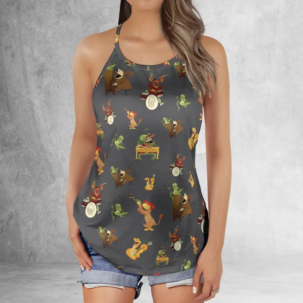 River Bottom Dr. Teeth and the Electric Mayhem Criss Cross Tank Top - 2