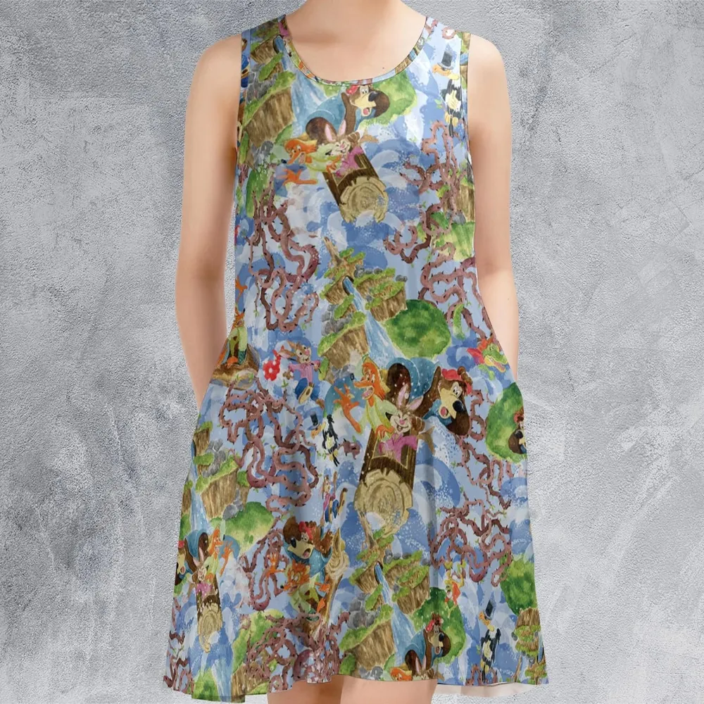 Magic Kingdom Splash Mountain Sleeveless Dress - 2