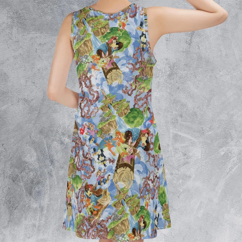 Magic Kingdom Splash Mountain Sleeveless Dress - 3