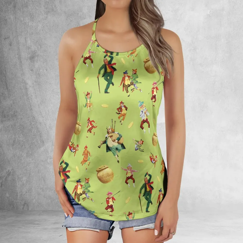 Irish Movie Darby O'Gill Characters Criss Cross Tank Top - 2