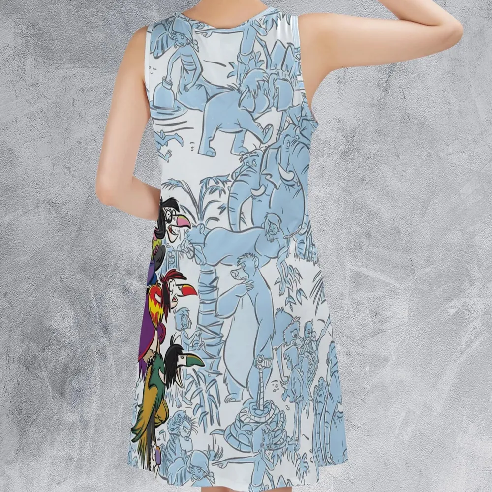 The Vultures The Jungle Book Sleeveless Dress - 3