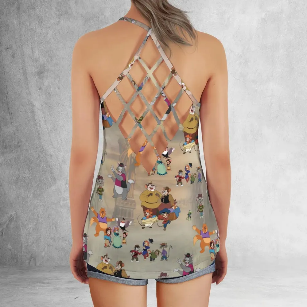 Somewhere Out There An American Tail Criss Cross Tank Top - 3