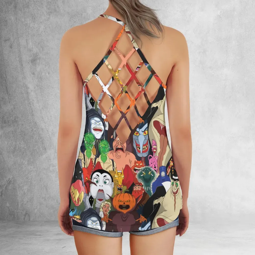 Ghostbusters Cartoons Villains Criss Cross Tank Top - 3