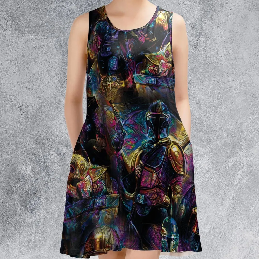 The Guardian Mandalorian Sleeveless Dress - 2