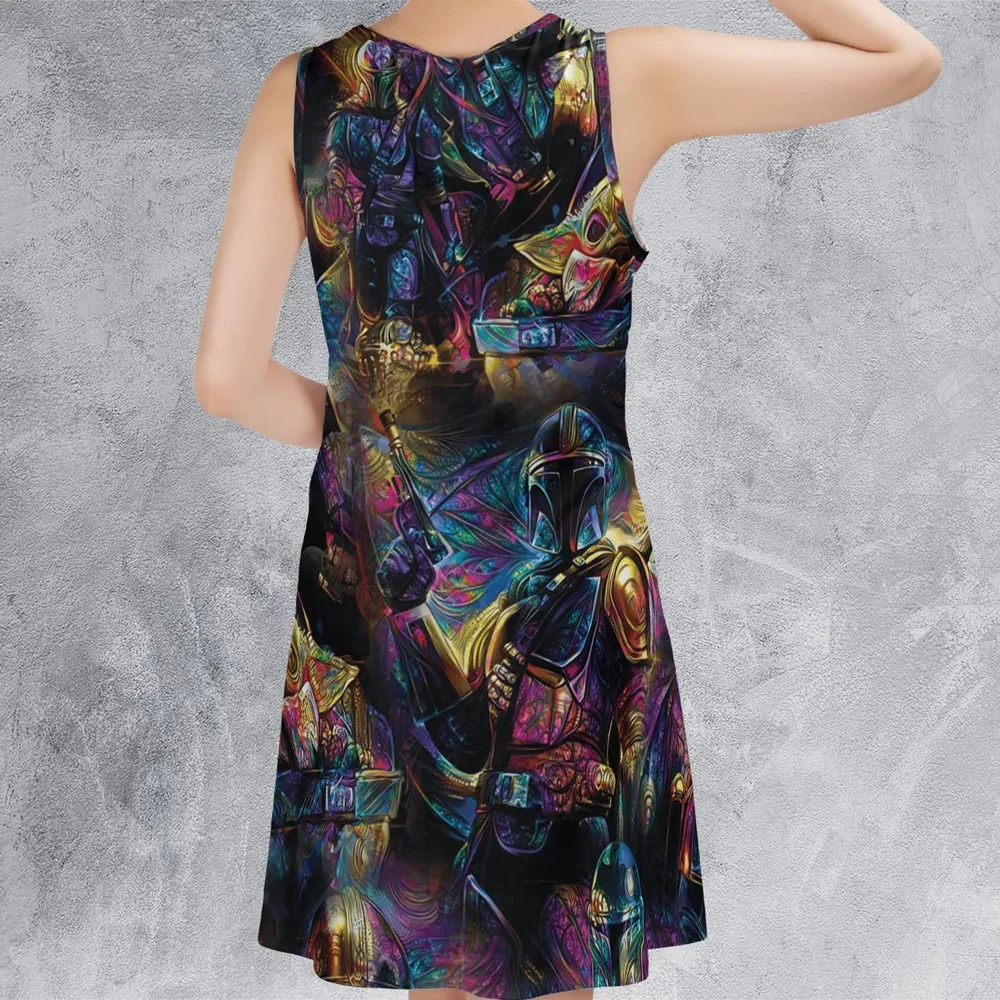 The Guardian Mandalorian Sleeveless Dress - 3
