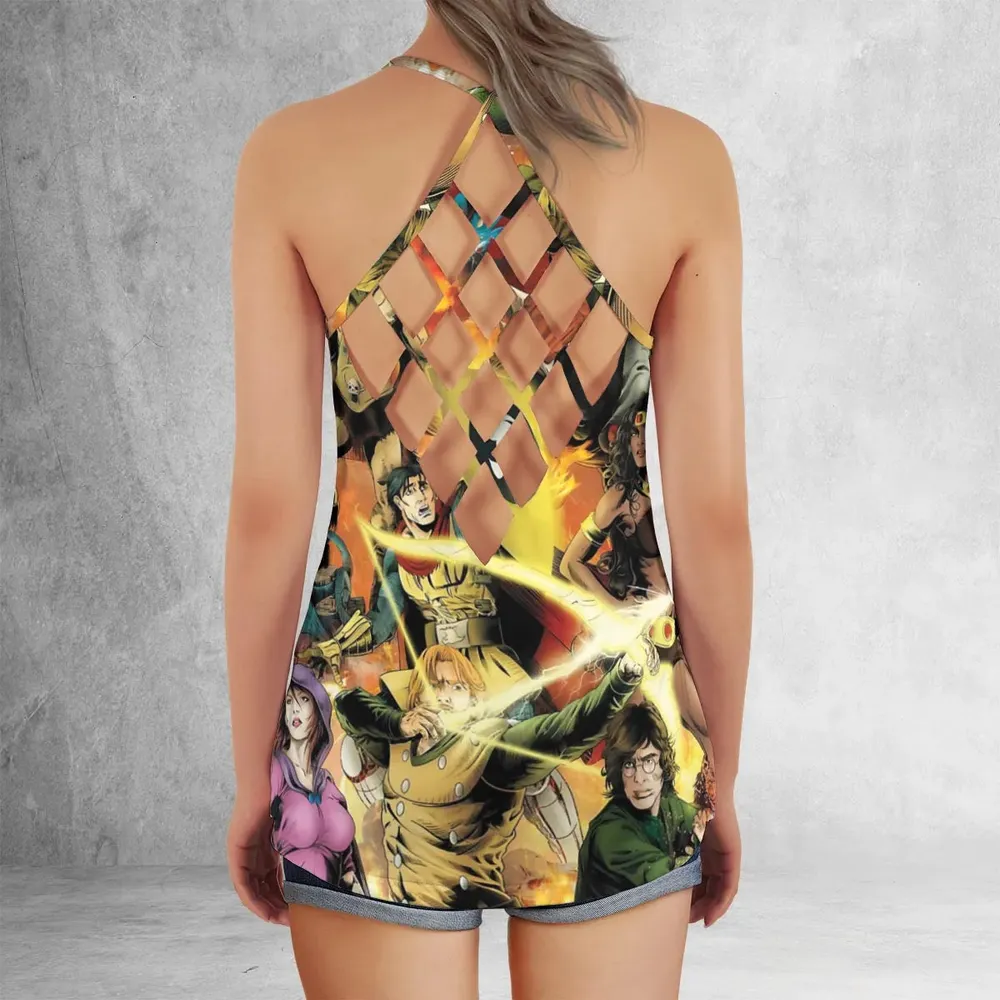 Great Power Dungeons Criss Cross Tank Top - 3