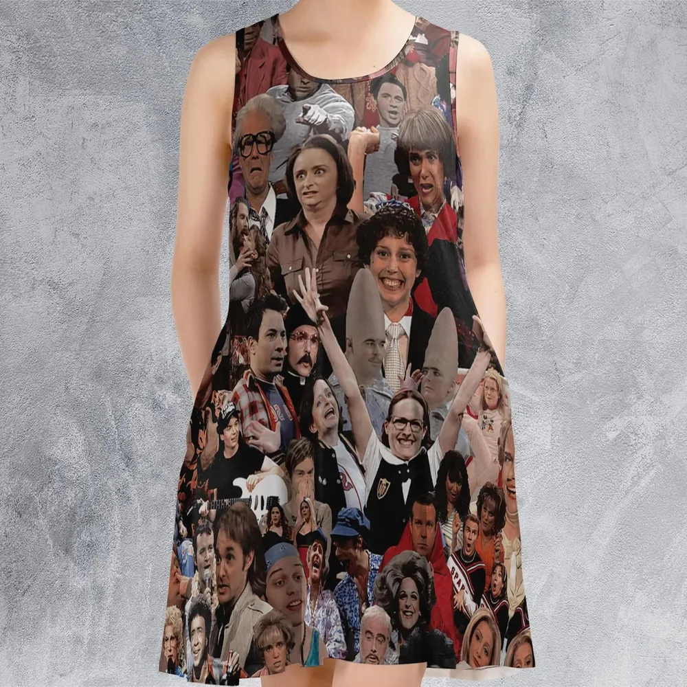 90s Saturday Crew SNL Sleeveless Dress - 2