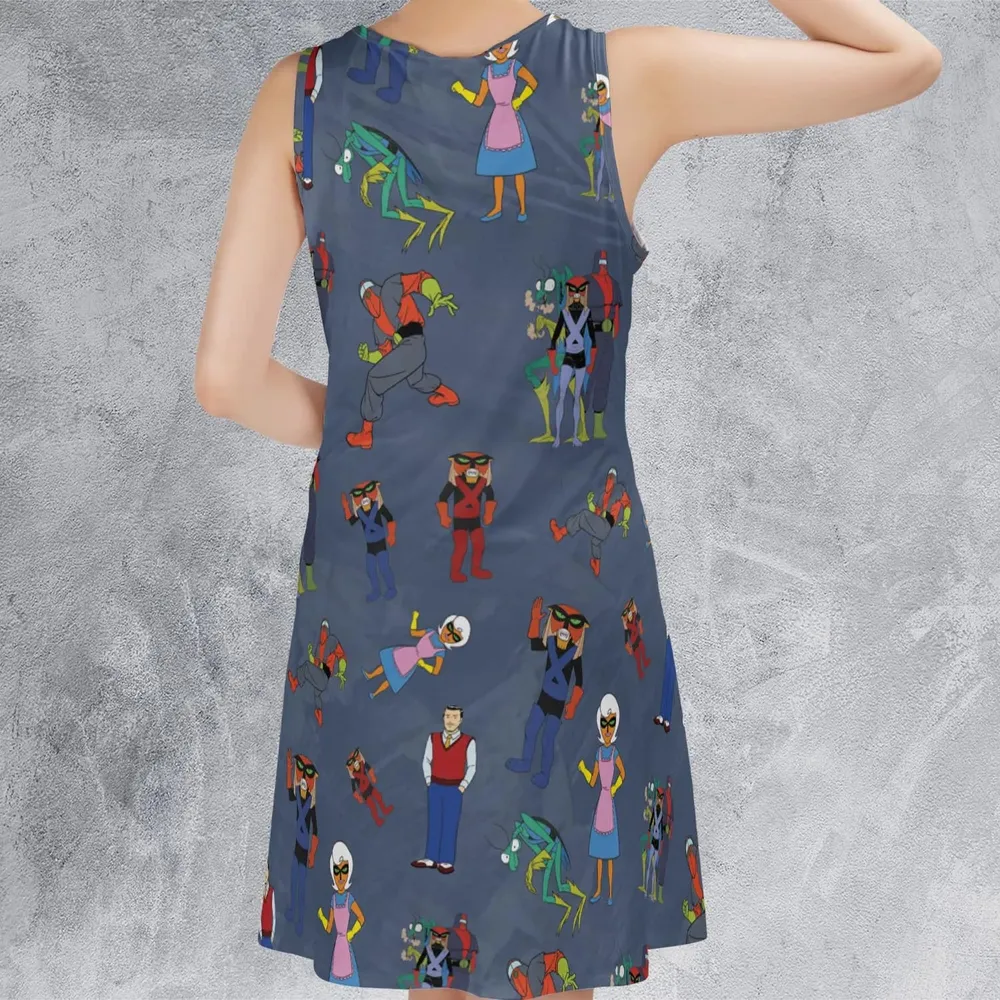 The Brak Show Characters Sleeveless Dress - 3