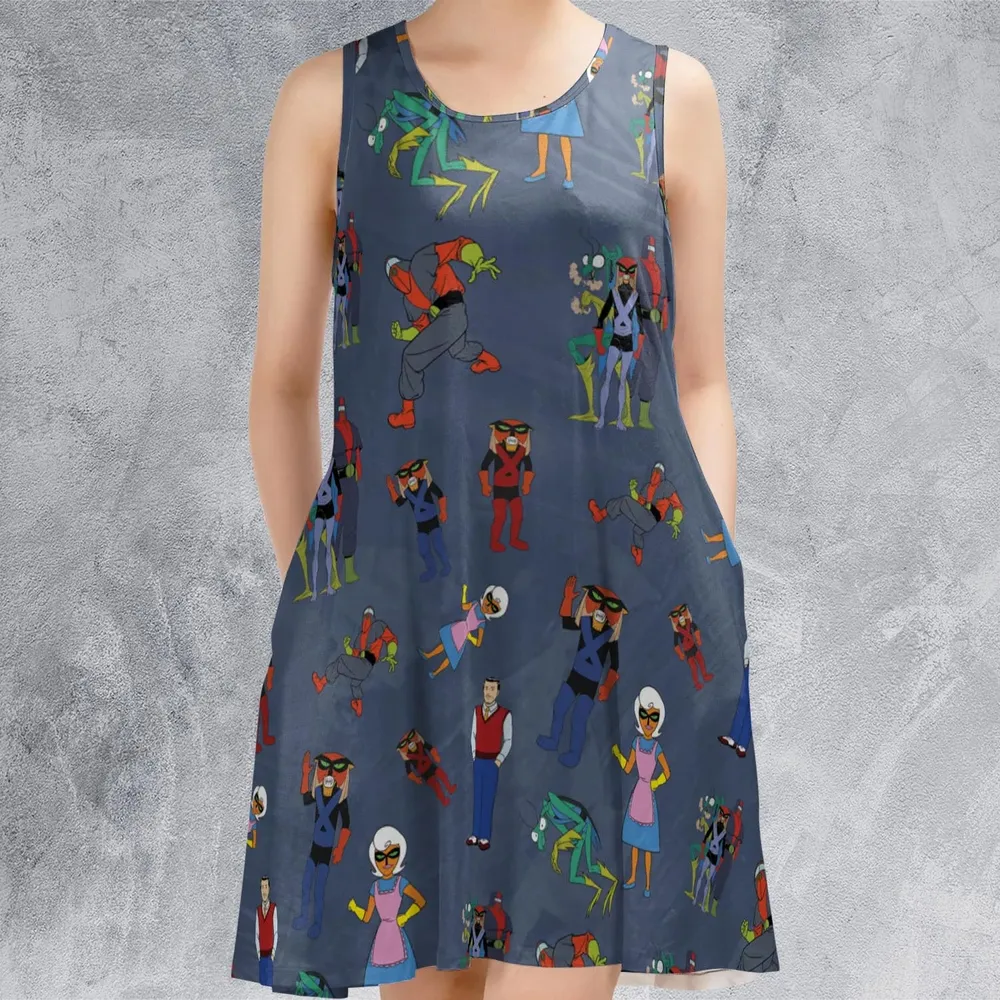 The Brak Show Characters Sleeveless Dress - 2