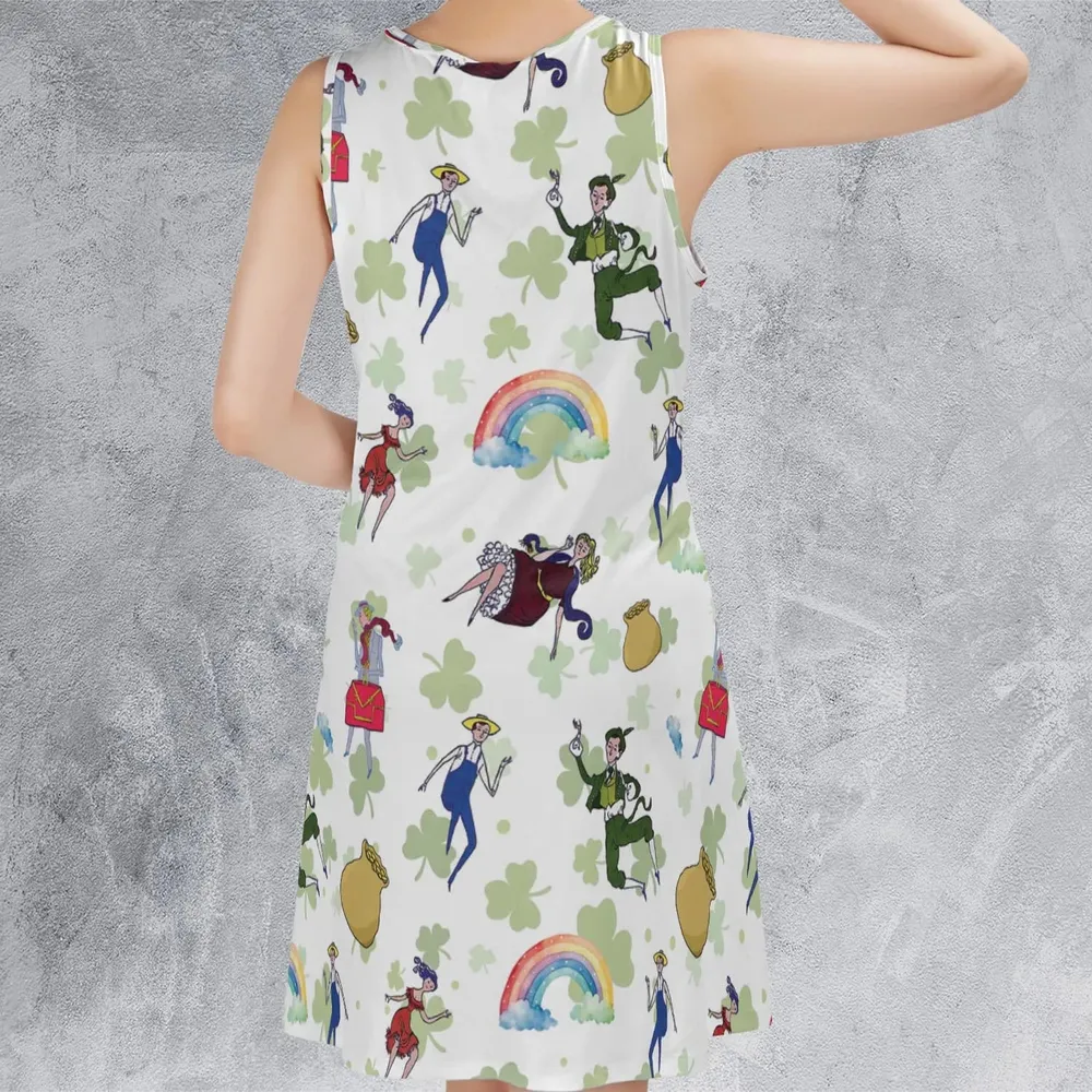 Irish Movie Finian’s Rainbow Characters Sleeveless Dress - 3