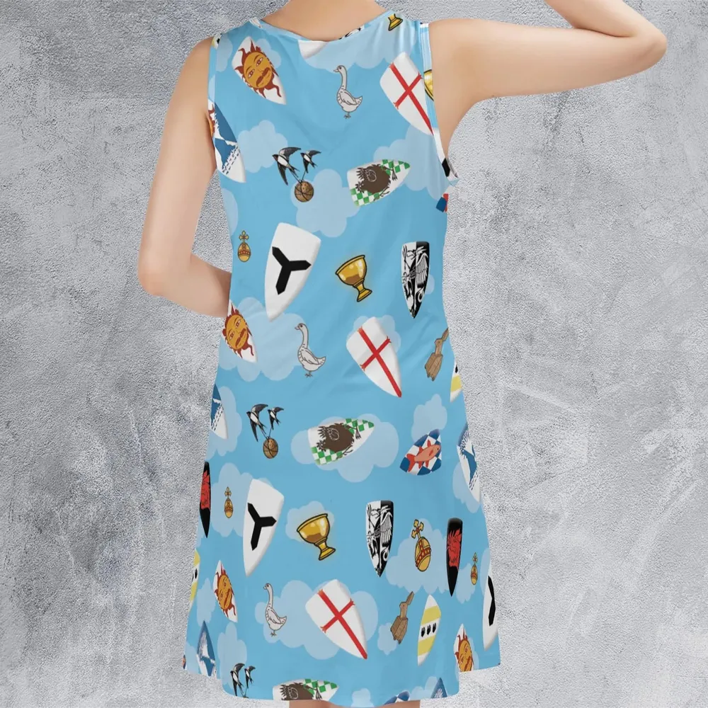 Coat Of Arms Monty Python and the Holy Grail Sleeveless Dress - 3