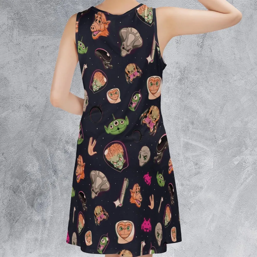 Classic Aliens Sleeveless Dress - 3