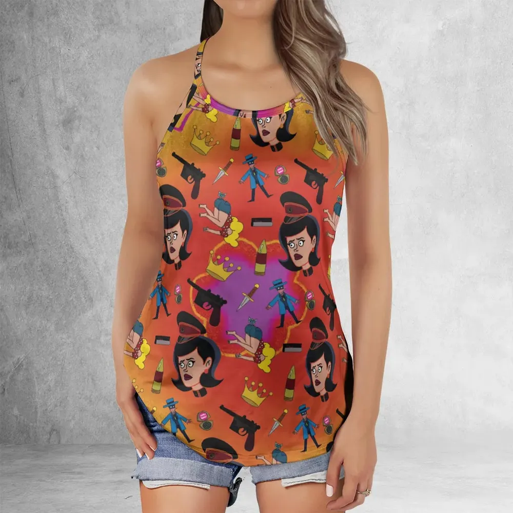 Dr. Girlfriend The Venture Bros Criss Cross Tank Top - 2