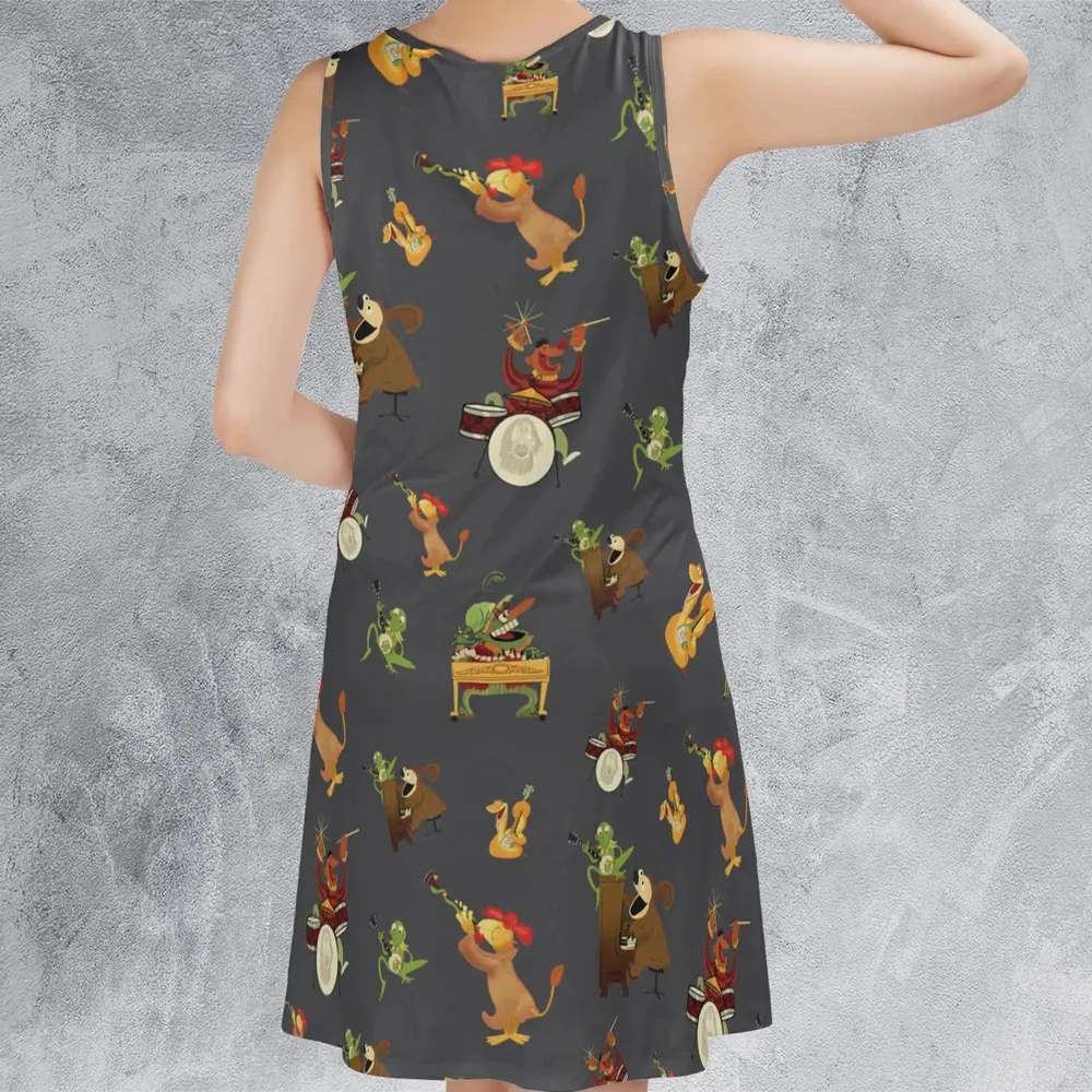 River Bottom Dr. Teeth and the Electric Mayhem Sleeveless Dress - 3