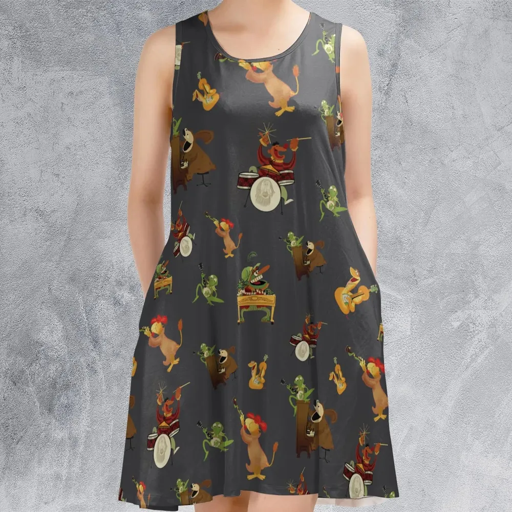 River Bottom Dr. Teeth and the Electric Mayhem Sleeveless Dress - 2