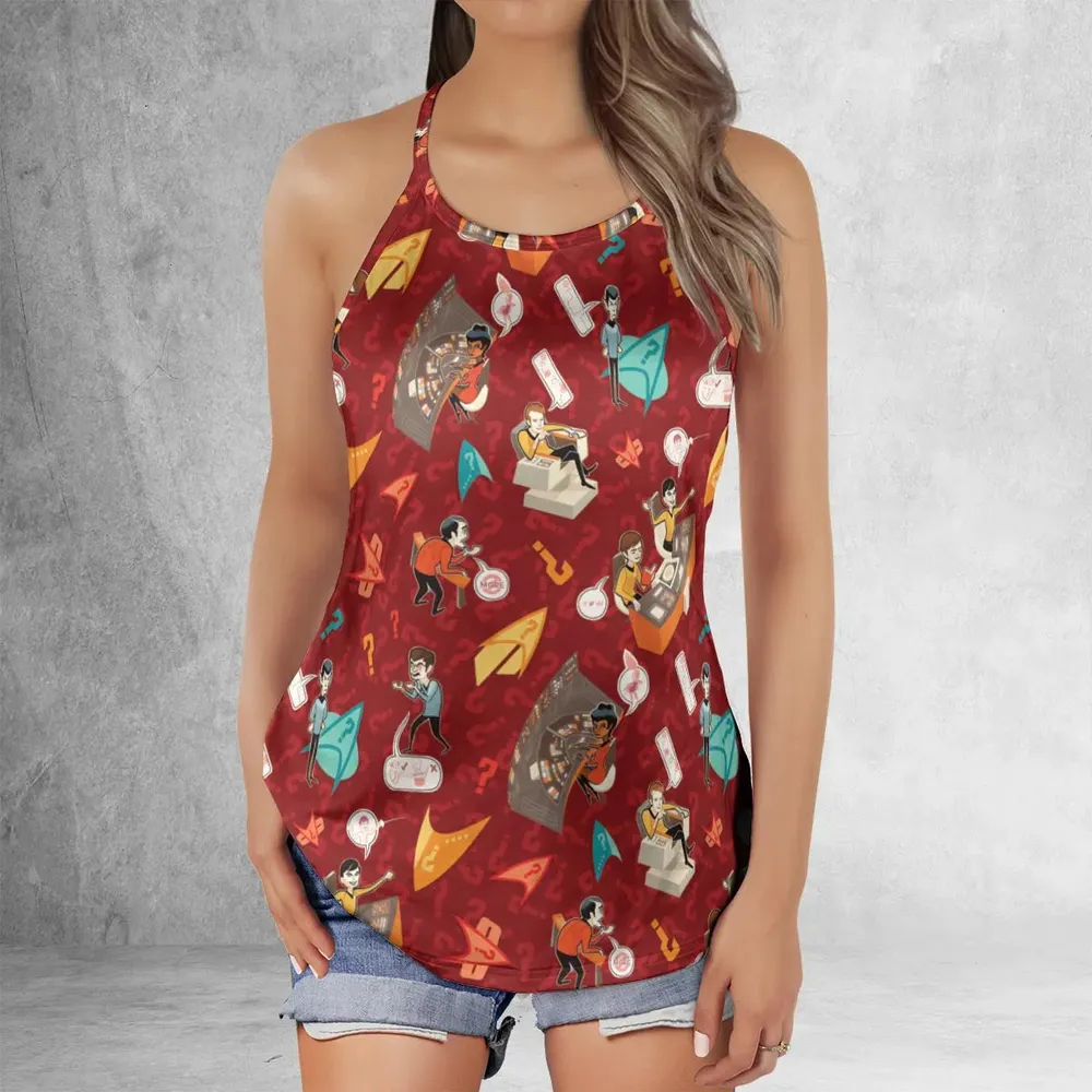 Star Trek Daily Activites Criss Cross Tank Top - 2