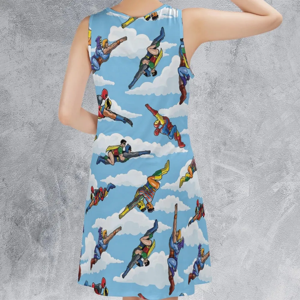 Parody Couples Duo Ambiguously Sleeveless Dress - 3