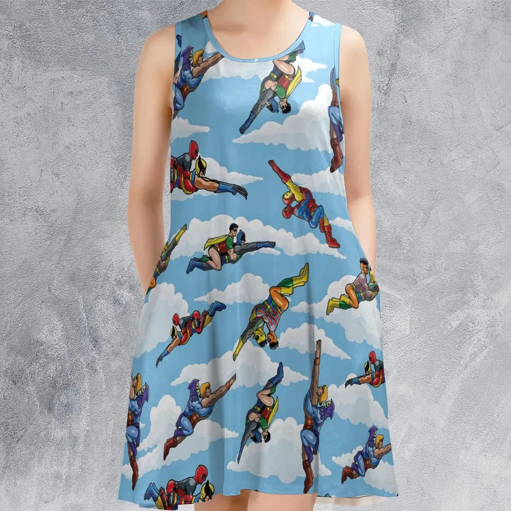 Parody Couples Duo Ambiguously Sleeveless Dress - 2