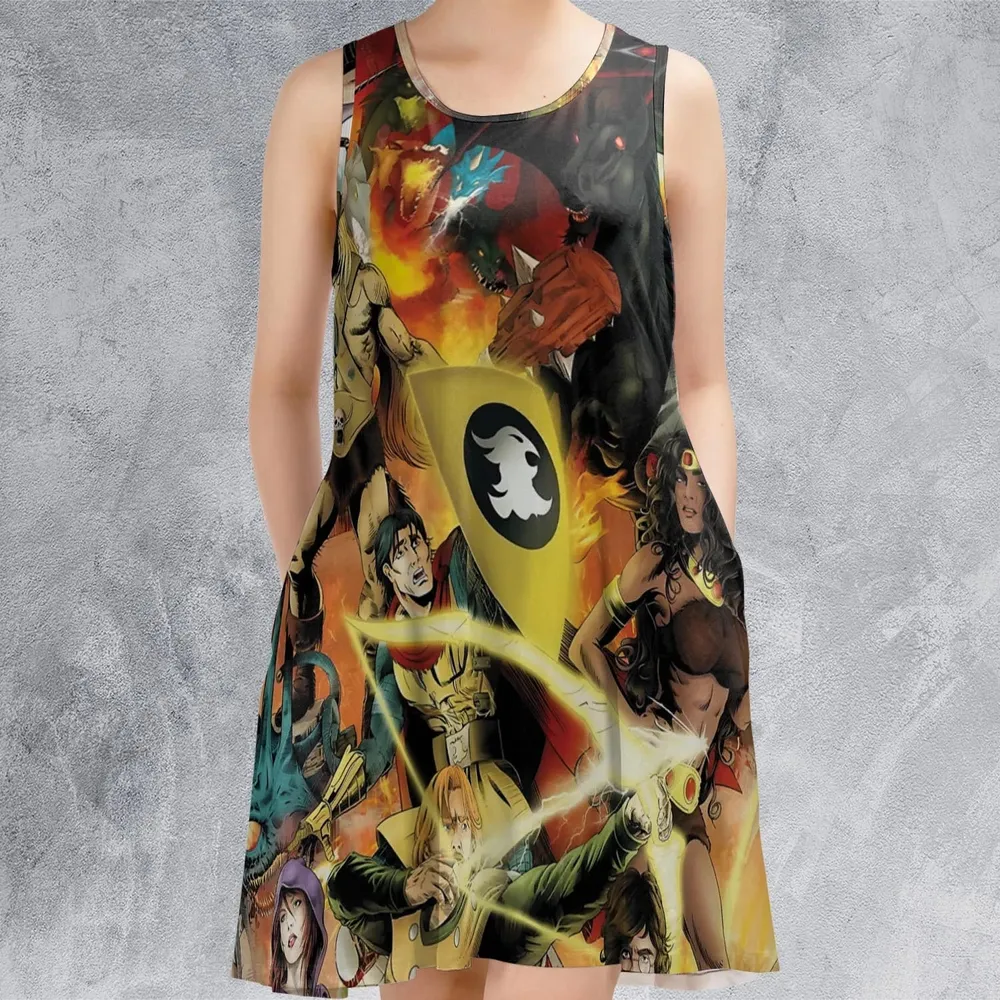 Great Power Dungeons Sleeveless Dress - 2