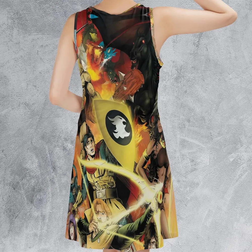 Great Power Dungeons Sleeveless Dress - 3