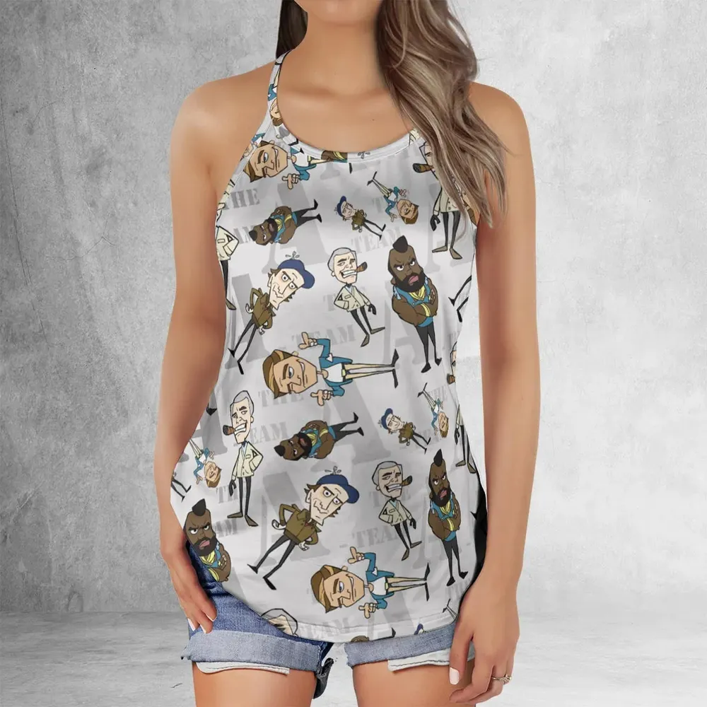 The A-team Characters Series Criss Cross Tank Top - 2