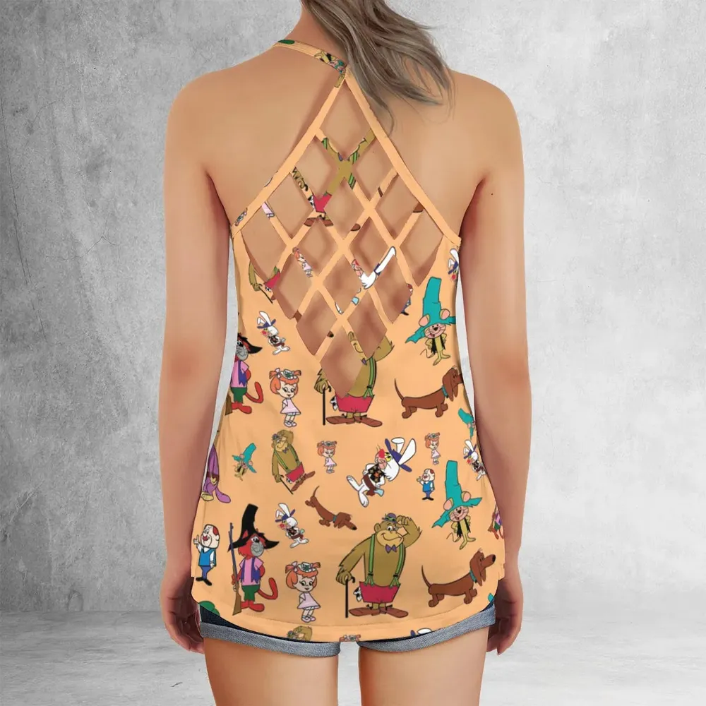 The Magilla Gorilla Show Characters Criss Cross Tank Top - 3