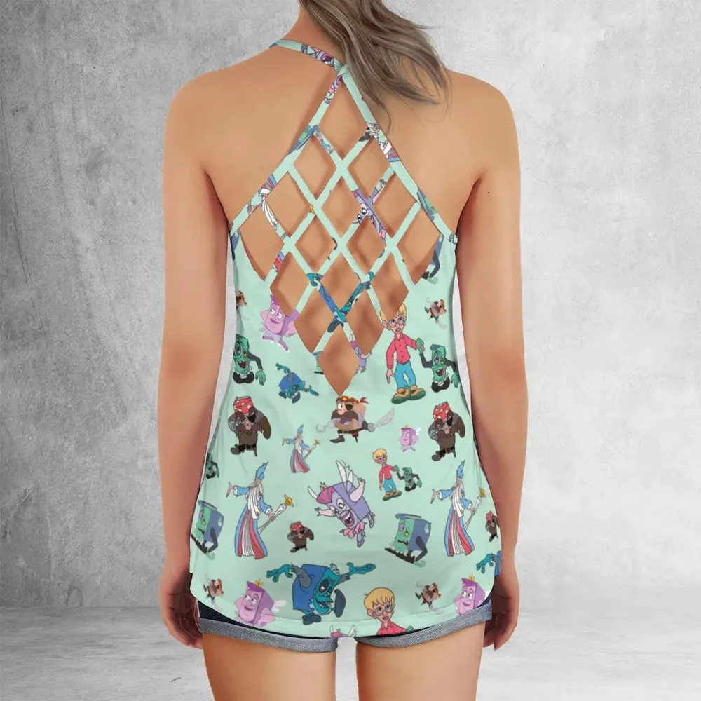 The pagemaster Cast Criss Cross Tank Top - 3