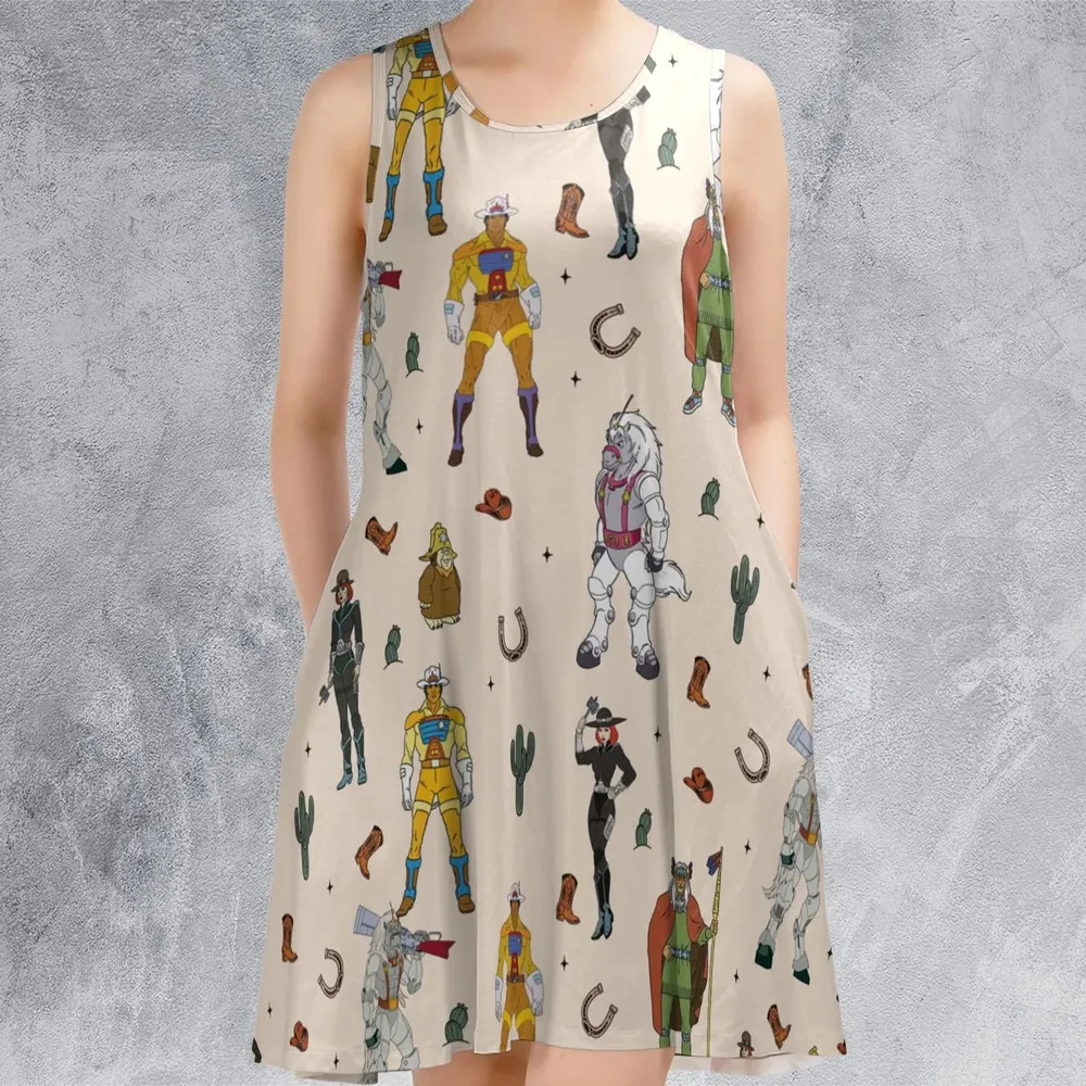 Western Bravestarr Characters Sleeveless Dress - 2