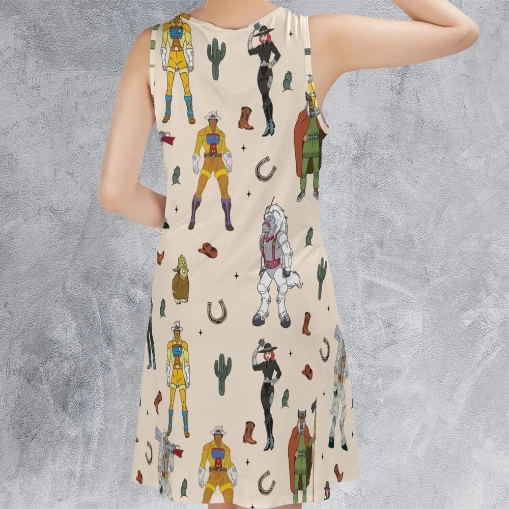 Western Bravestarr Characters Sleeveless Dress - 3