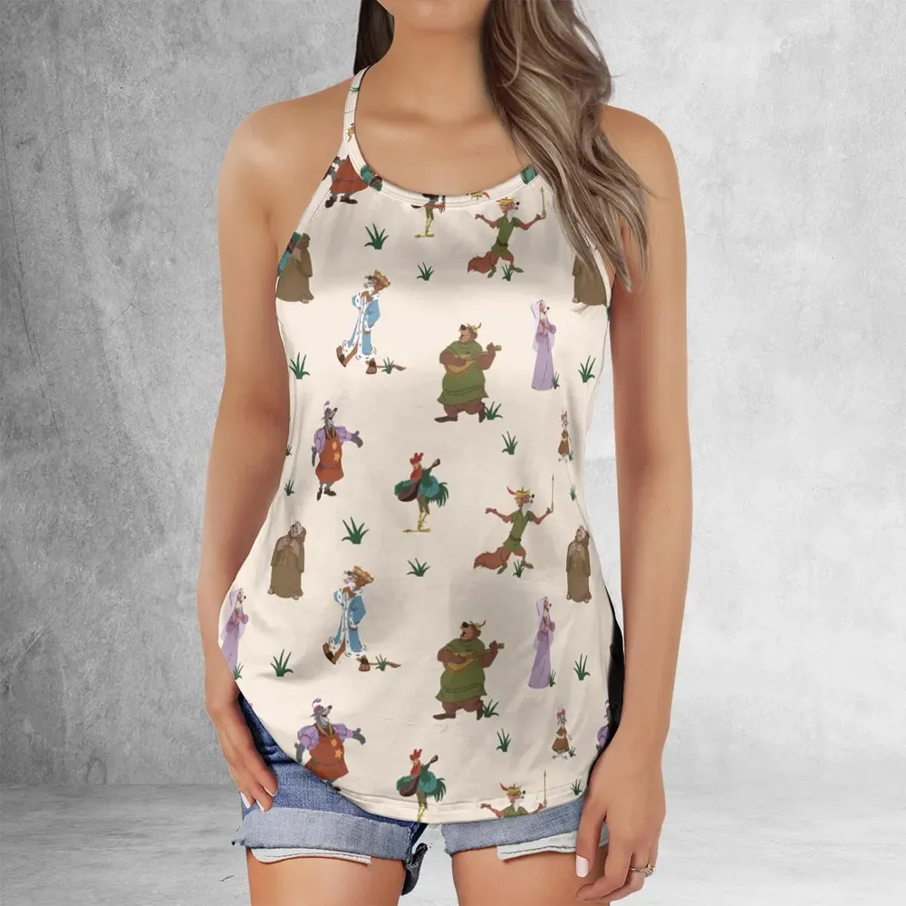 Oo-de-lally Robin Hood Characters Criss Cross Tank Top - 2