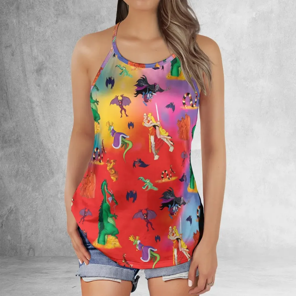 Dragon's Lair Characters Criss Cross Tank Top - 2