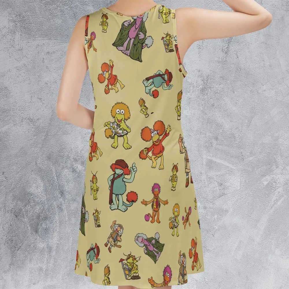 Fraggle Rock Characters Sleeveless Dress - 3