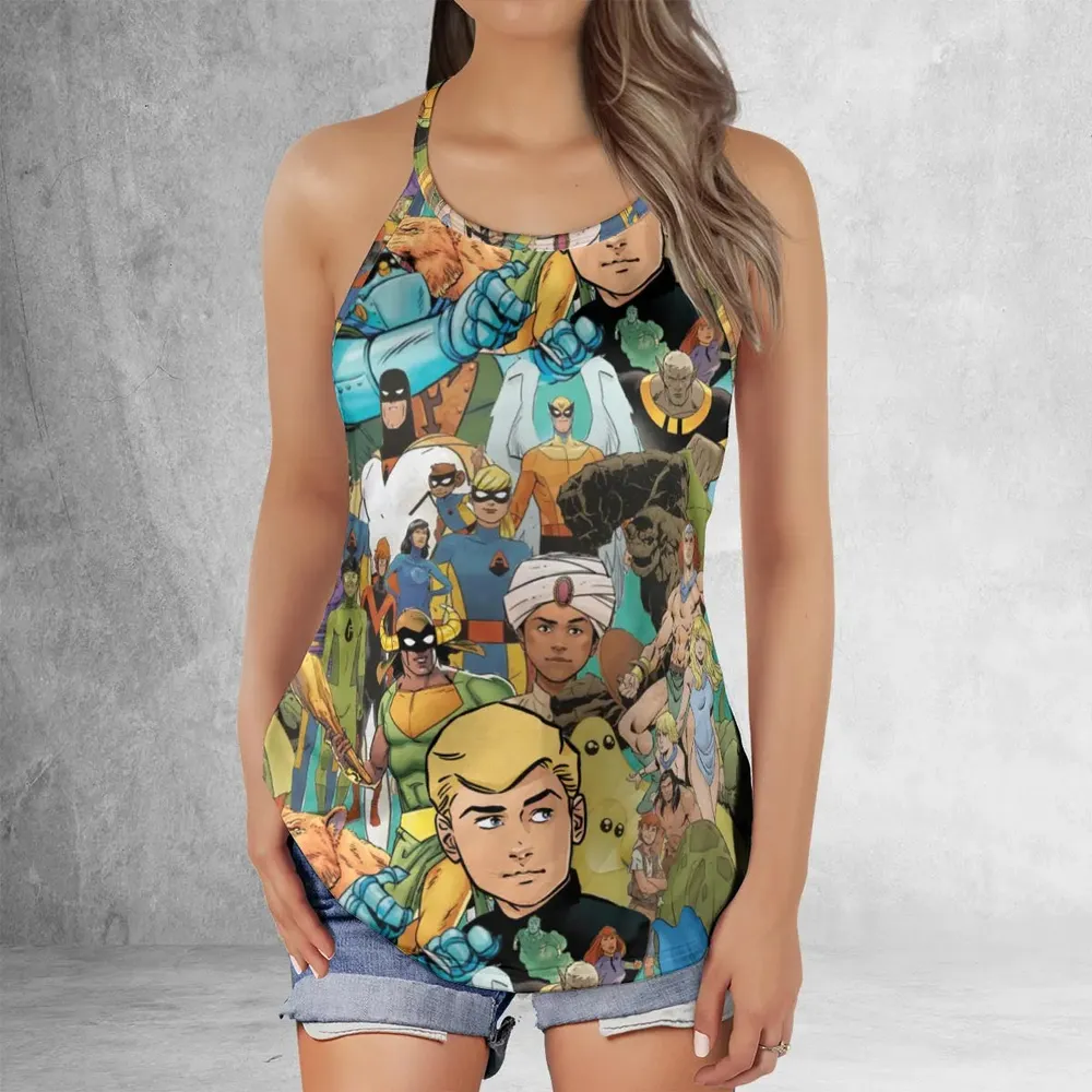 Futures Quest Heroes Criss Cross Tank Top - 2
