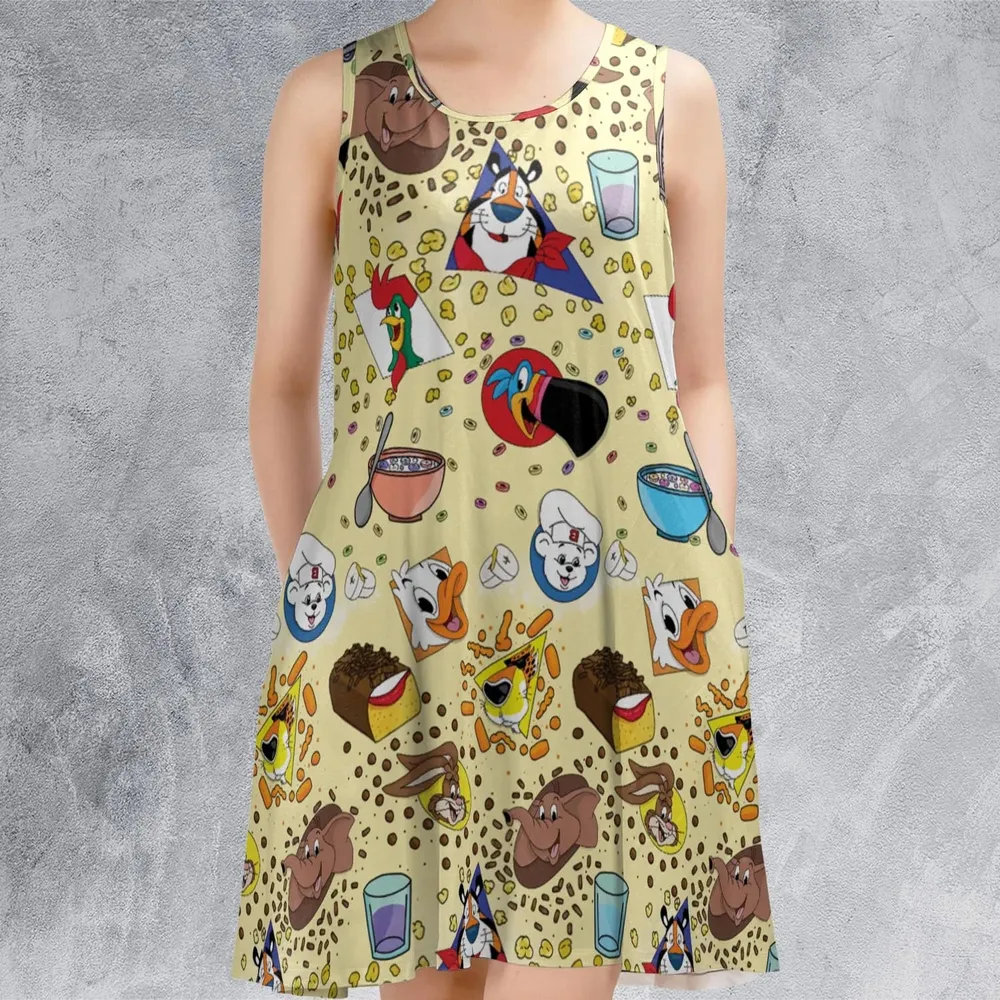 Bimbo Cheetos Cereal Mascot Sleeveless Dress - 2